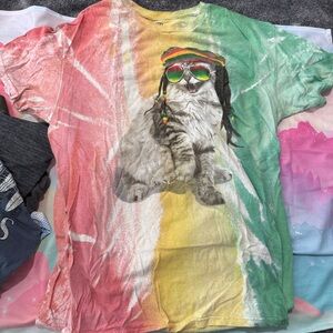 Colorful Cat T-Shirt